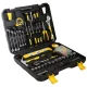 Bauerkraft H-075 įrankių rinkinys lagamine, 140 dalių, juodas
