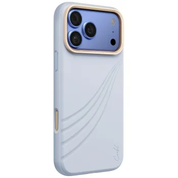 Dėklas Uniq Coehl Serina iPhone 18 Pro Max / 17 Pro Max su magnetiniu įkrovimu, mėlynas
