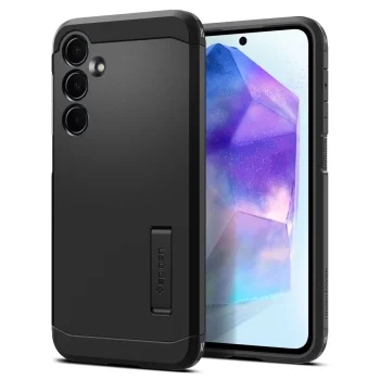Samsung Galaxy A55 ( SM-A556B/DS ) Spigen Tough Armor Case Cover, Black