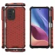 Dėklas Xiaomi Poco F3 / Redmi K40 / K40 Pro, Honeycomb su TPU, raudonas
