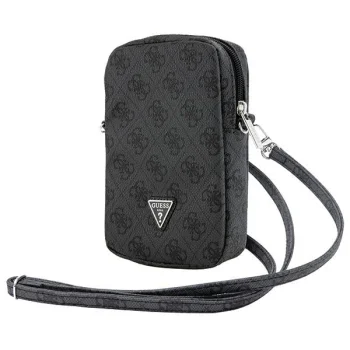 Telefono krepšelis Guess Zip 4G Triangle, juodas