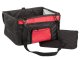 Car seat carrier for dogs and cats, foldable, blue or red