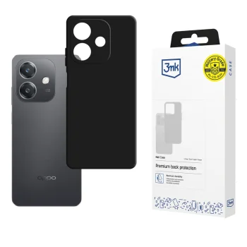 3mk Matt Case for Oppo A40 / A40M / A3 4G Matte Black