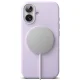 Ringke iPhone 17 dėklas Silicone Magnetic MagSafe, violetinis
