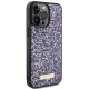 Guess dėklas iPhone 15 Pro Max telefonui Rhinestone Metal Logo, rožinis