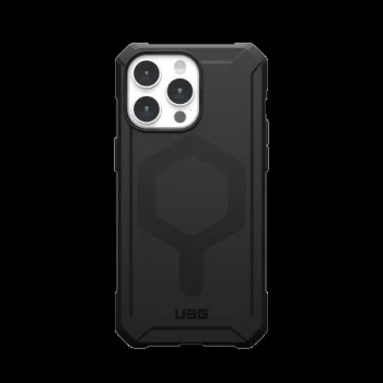 UAG Essential Armor MagSafe dėklas, skirtas iPhone 15 Pro Max, juodas