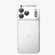 Spigen Optik Pro XL Glas.tR EZ Fit kameros apsauginis stiklas iPhone 18 Pro, Dark Cherry