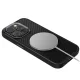 Uniq Keva Magclick dėklas su MagSafe skirtas iPhone 15 Pro Max, juodas