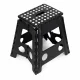 ModernHome Folding Step Stool 15.4 inch, Heavy Duty Plastic Stool with 265 lbs Capacity