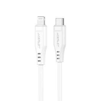 Acefast C3-01 USB-C į Lightning laidas 30W 1.2m, Baltas