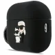 Karl Lagerfeld Silicone Karl & Chaupette Head 3D dėklas AirPods Pro 3, Black