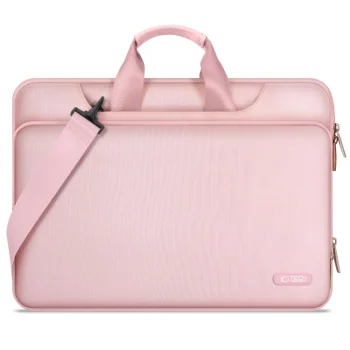 Tech-Protect Pocket nešiojamojo kompiuterio krepšys 15-16", rožinis