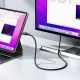 Acefast C1 USB-C į HDMI vaizdo laidas 4K 60Hz HDR 1.8m, juodas