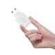 Tech-Protect NCA65W-GAN 65W 3 prievadų GaN sieninis įkroviklis, Baltas