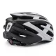 Wozinsky MTB Bike Helmet with Rear USB Light Size M (54-57 cm) Black/White