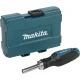 Suktuvo antgalių rinkinys Makita E-25096 su terkšle, 44 vnt.