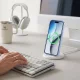 Tech-Protect MagPeak MagSafe CC dėklas iPhone 18 Pro / 17 Pro, skaidrus