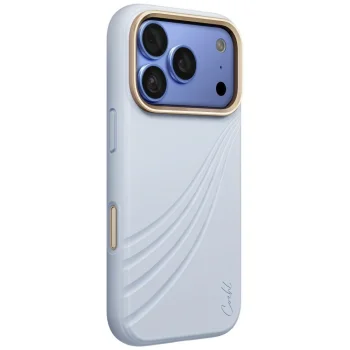 Uniq Coehl Serina Magnetic Charging dėklas iPhone 18 Pro / 17 Pro, Blue