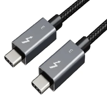 Thunderbolt 3 laidas Type-C į Type-C, 40Gbps, 100W, 5K 60Hz, 2 m, juodas