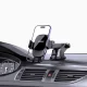 Gravitacinis automobilinis telefono laikiklis Dudao F5N+ su siurbtuku ant stiklo ar panelės, juodas