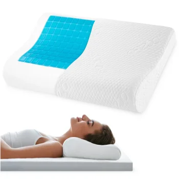 Ortopedinė pagalvė 4Fizjo ERGO+ 50x30 cm su vėsinančiu geliu