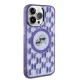 Karl Lagerfeld dėklas iPhone 15 Pro, IML Monogram Karl & Choupette MagSafe, violetinis