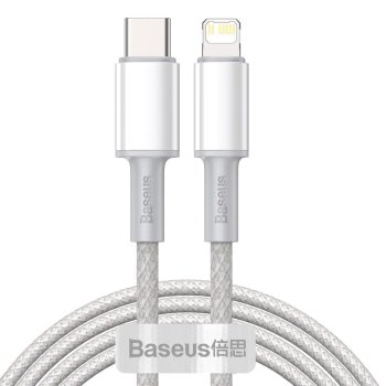 USB-C į Lightning laidas Baseus CATLGD-A02 20W, 2m, baltas