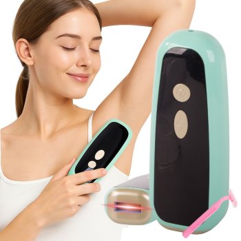 Painless IPL Hair Removal Device for Full Body and Bikini, At-Home Kit with Glasses