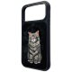 Nimmy Lucky Cat MagSafe dėklas iPhone 17 Pro telefonui, juodas