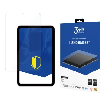 3mk FlexibleGlass hibridinis apsauginis stiklas, skirtas iPad mini 8.3" 2021 (6 kartos)