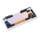 Belaidė mechaninė klaviatūra Royal Kludge KZZI K75 pro RGB, juoda/balta