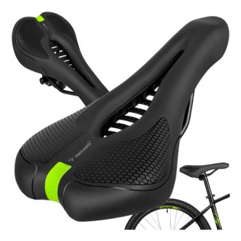 Trizand Bicycle Saddle 28x14cm, Black