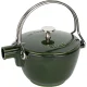 Ketinis arbatinukas Staub 1,15 l, apvalus, žalias