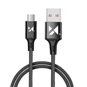 Wozinsky USB to Micro USB Cable, 2.4A, 1m, Black