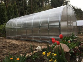 Šiltnamis Klasika 24 (3x8 m) su pamatu ir 6 mm polikarbonatu