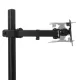 Maclean MC-967 dviejų monitorių stalinis laikiklis, 13-27\", 9kg, VESA 100x100