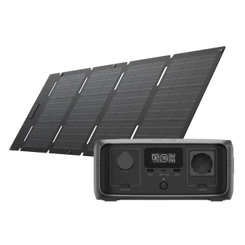 Nešiojama maitinimo stotelė EcoFlow RIVER 3 UPS 245Wh su 45W saulės baterija