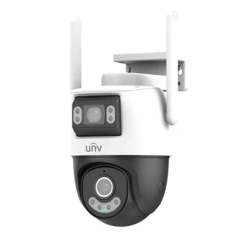 Išmanioji lauko PT kamera su dviem objektyvais 3MP + 3MP, 4G LTE, IP66