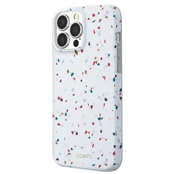 Apple iPhone 13 Pro 6,1" Uniq Etui Coehl Terrazzo Case Cover, White