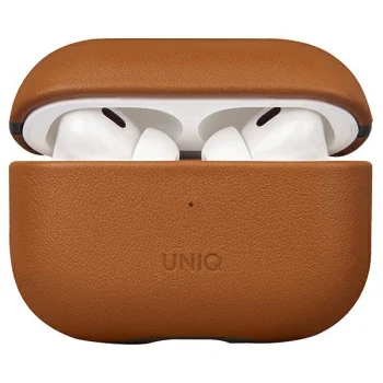 Uniq Terra natūralios odos dėklas AirPods Pro 2, rudas