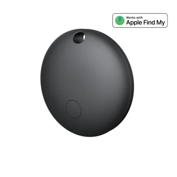 Setty TAG 01 FindMy išmanusis Bluetooth sekiklis su dėklu, juodas