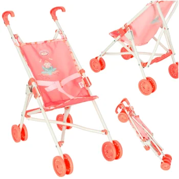 Sulamstomas lėlių vežimėlis Baby Annabell, rožinis