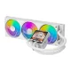 Skysčio aušinimo sistema DarkFlash DV360S MAX White, 360mm AIO, 3.95\" IPS, ARGB