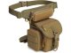 Tactical Drop Leg Bag / Waist Pack, Waterproof, Brown