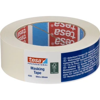 Dažymo juosta Tesa 4325 50 m x 38 mm, balta