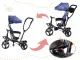 Triratukas-vežimėlis Case TRIKE FIX LITE (70581), tamsiai mėlynas