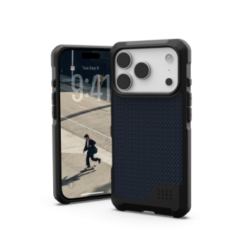 UAG Metropolis LT MagSafe dėklas iPhone 17 Pro telefonui, tamsiai mėlynas