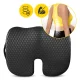 4Fizjo 1077 Orthopedic Seat Cushion, Black