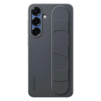 Samsung Standing Grip Silicone Case for Galaxy S25+, Black
