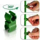 Plant Stake Connectors 11mm Type 2 Plonos PL-941 10pcs, green
